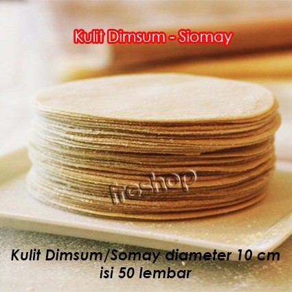 

Kulit Dimsum Isi 50 uk 10 cm Siomay