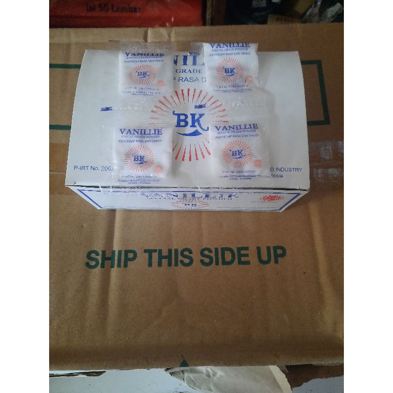 

Vanili sachet perbox isi 100 sachet