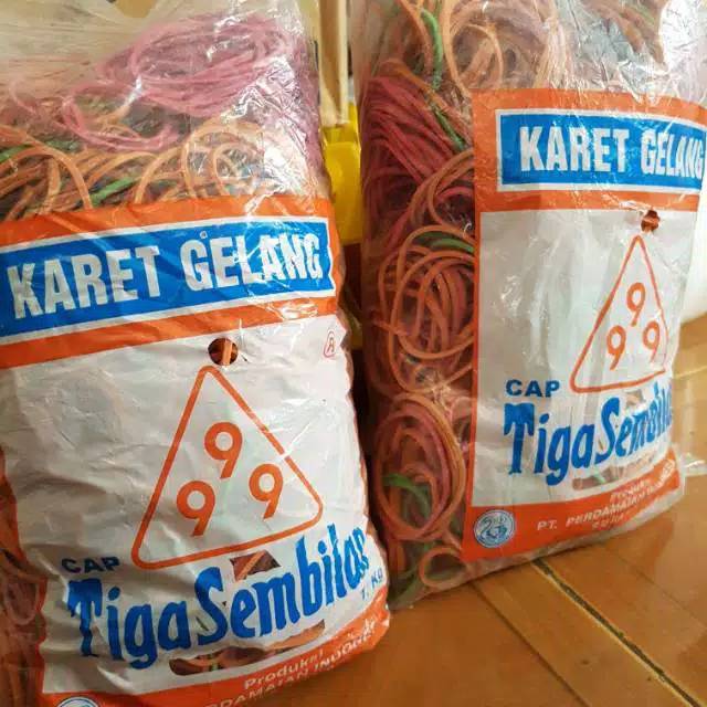 KARET Gelang Pembungkus Cap Tiga Sembilan Termurah 1KG