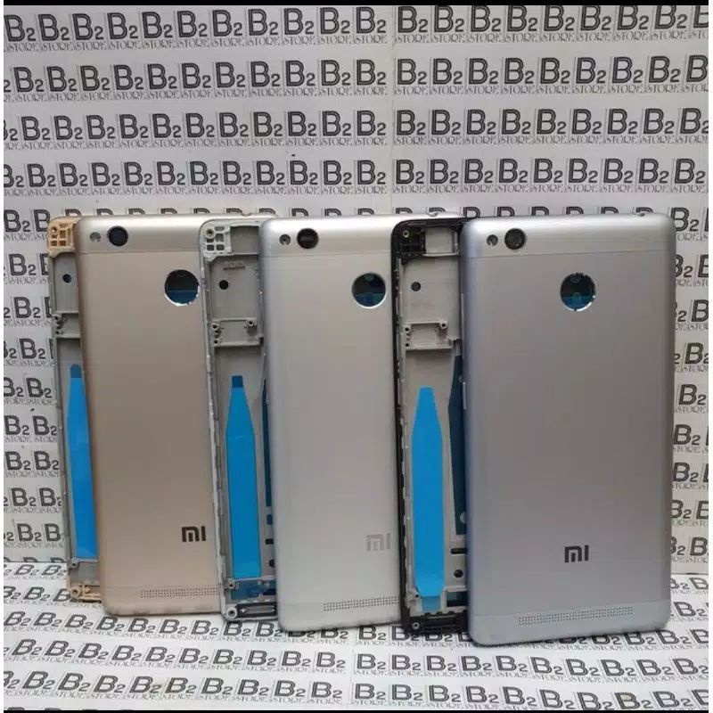 FRAME+BACKDOOR XIAOMI REDMI 3S / 3 PRO KESING CASING FULLSET ORIGINAL