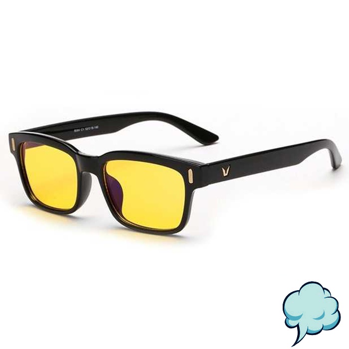 Kacamata Anti Radiasi Komputer Anti Radiation Lens Computer Glasses Kerja Dewasa Pria Wanita Lensa Kuning Bening Clear Perlindungan Mata Layar HP Blue Light Frame Blueray Laris Pelindung-Anti Radiasi