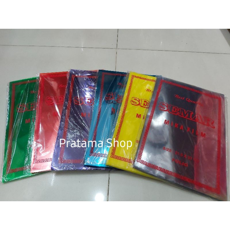 

Cover Mika Film Warna/Plastik Jilid F4 Folio - 100 pcs