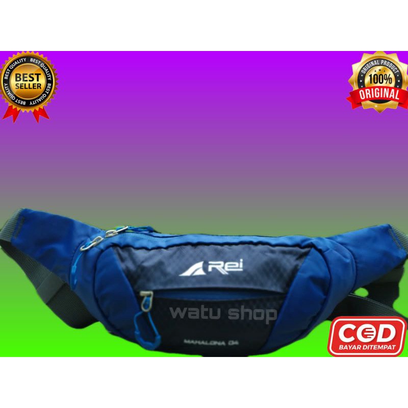 TAS PINGGANG PRIA/WASTBAG REI ORIGINAL/TAS SLEMPANG OUTDOOR AREI OUTDOORGEAR