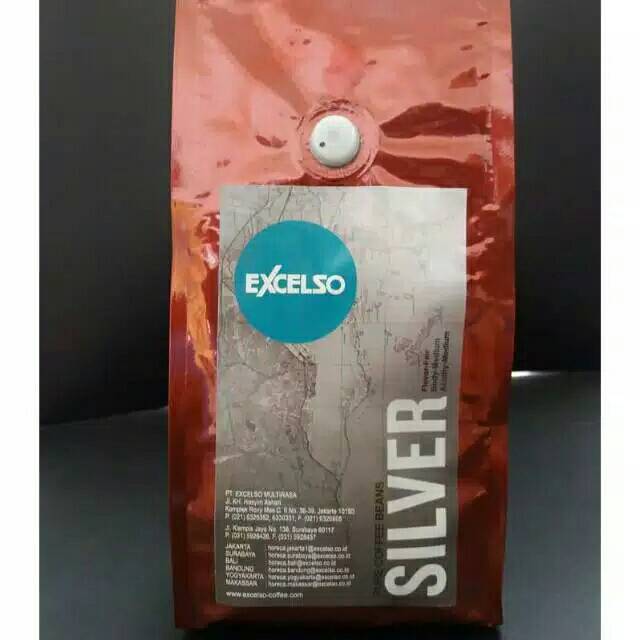 Excelso silver Beans Coffe Biji 250 gram