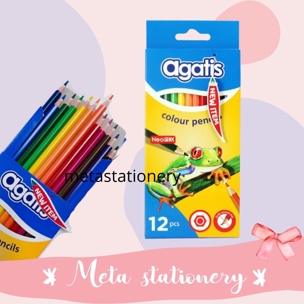 

Color Pensil / Pensil Warna Agatis 12 Warna