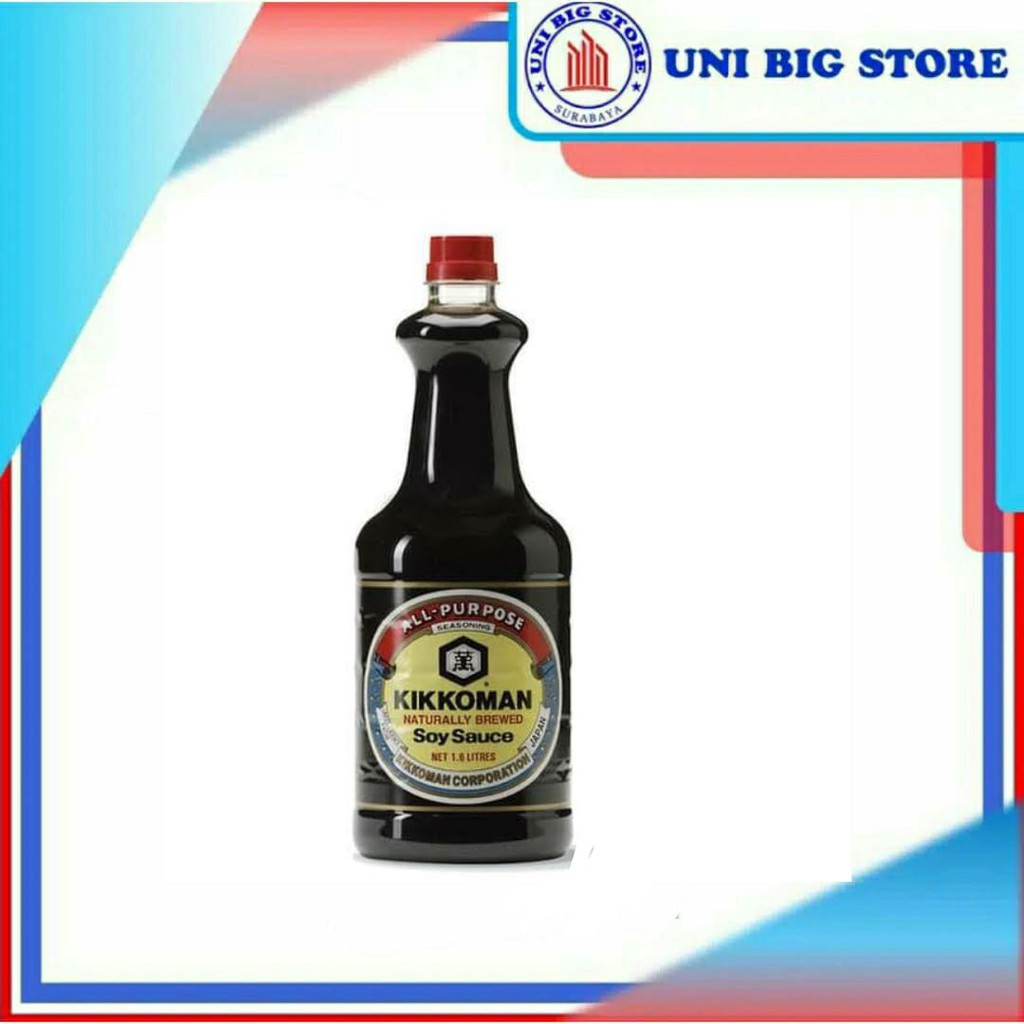 

Kikkoman Shoyu Soy Sauce Kecap Asin 1,6 Liter 1.6 Ltr