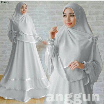 Baju Gamis Muslim Terbaru 2020 2021 Model Baju Pesta Wanita kekinian Bahan Kondangan remaja