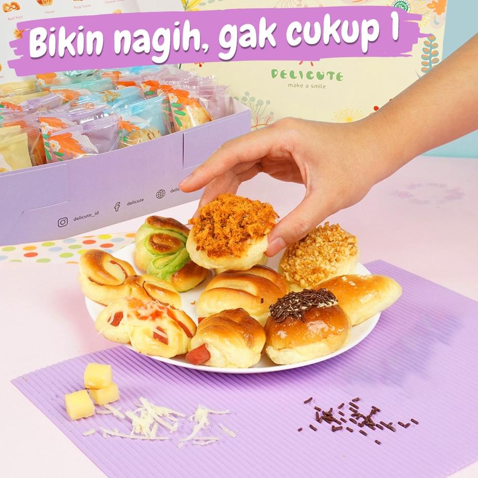 

Baru - Roti Delicute Bun isi 24pcs Kemasan Box - Mix Rasa bebas pilih ✓