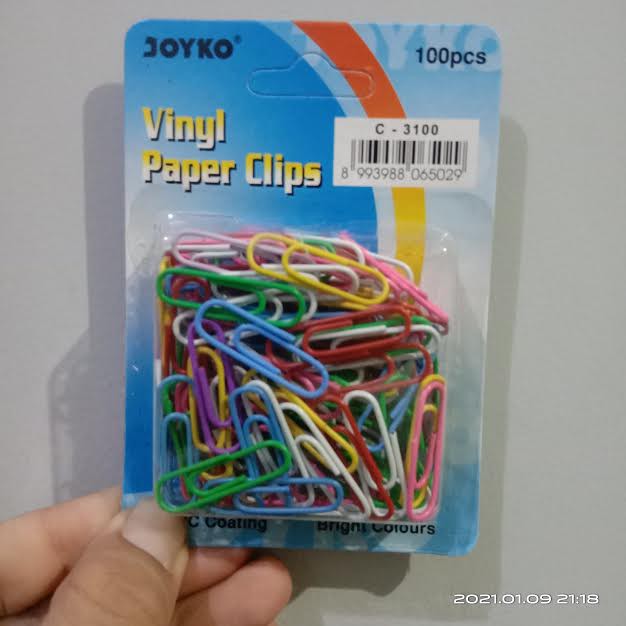 

Paper Clip Vinyl/ 100 pcs
