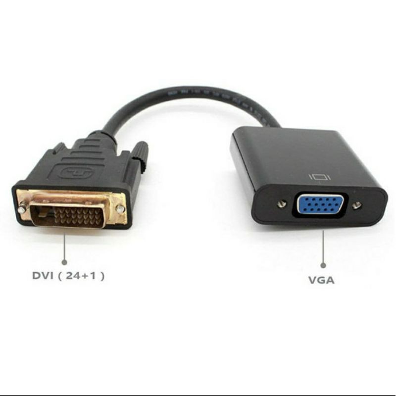Kabel Converter DVI 24 + 1 To VGA . Konektor Adapter DVI 24 1 To VGA