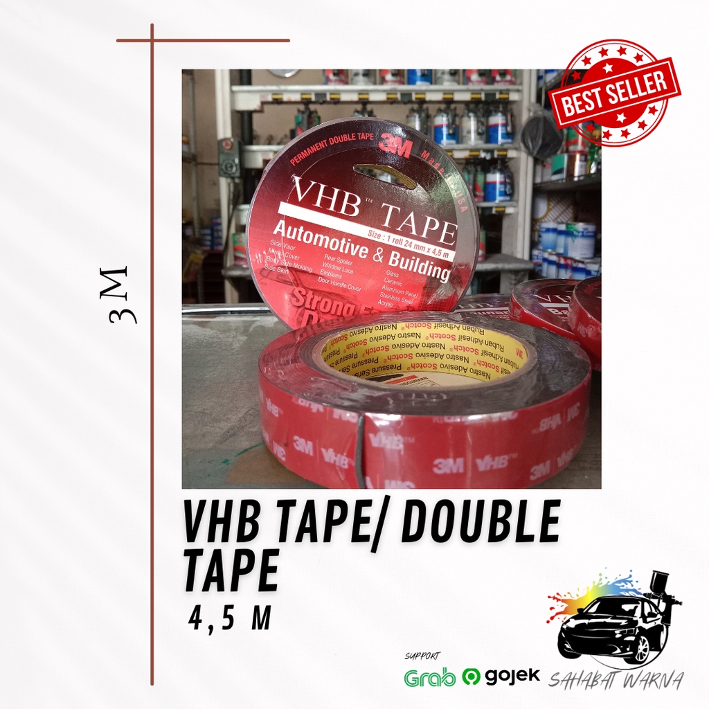 Double Tape 3M VHB 12 mm x 4,5 m - Original/ Double Foam Tape