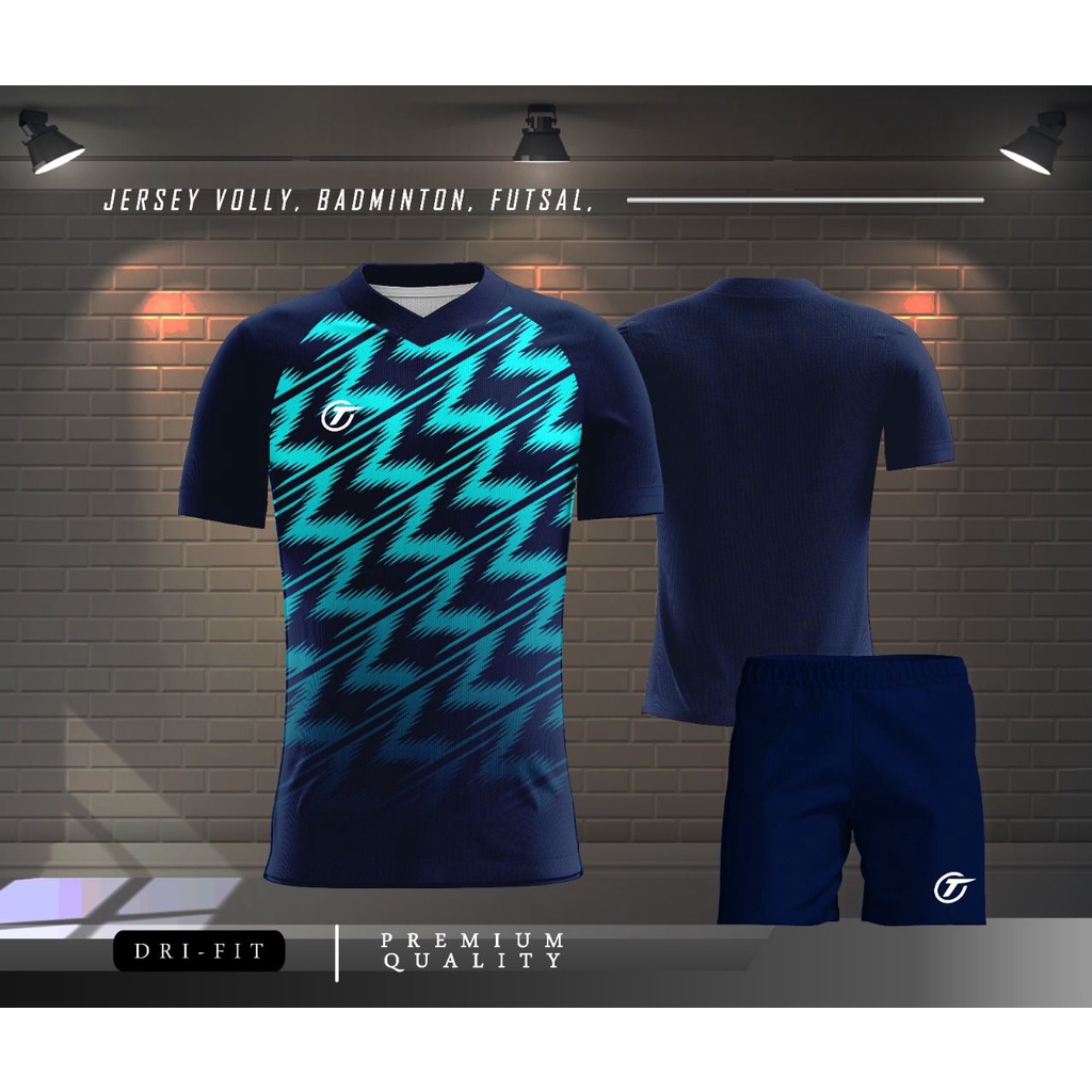 1 SET PAKAIAN OLAHRAGA DEWASA BAHAN DRY FIT/JERSEY DRY FIT PRIA/KAOS TRAINING DRY FIT