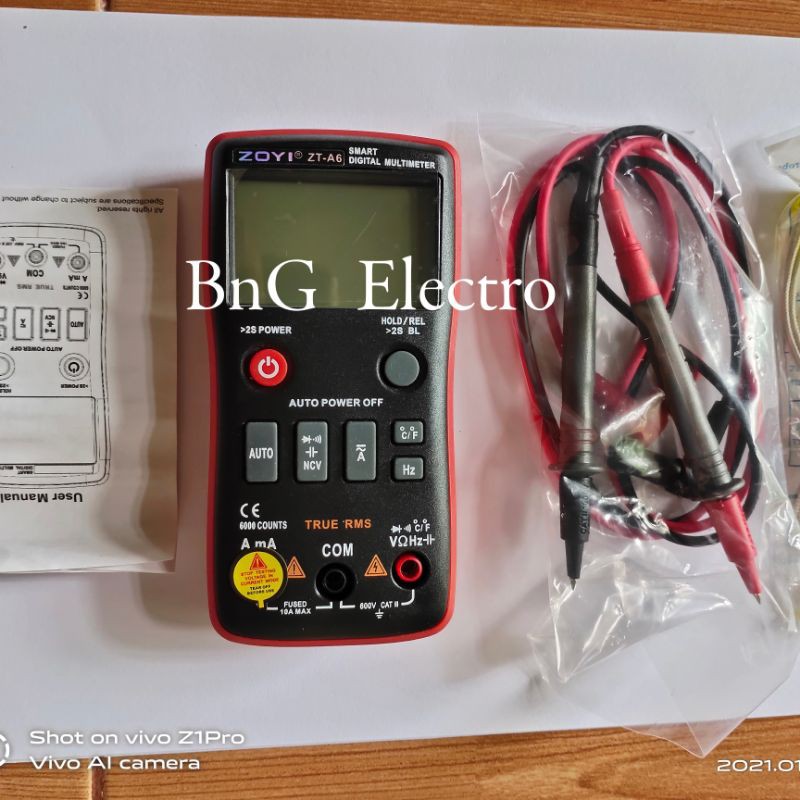 Avometer Multimeter Multitester Avo Digital Zoyi Original