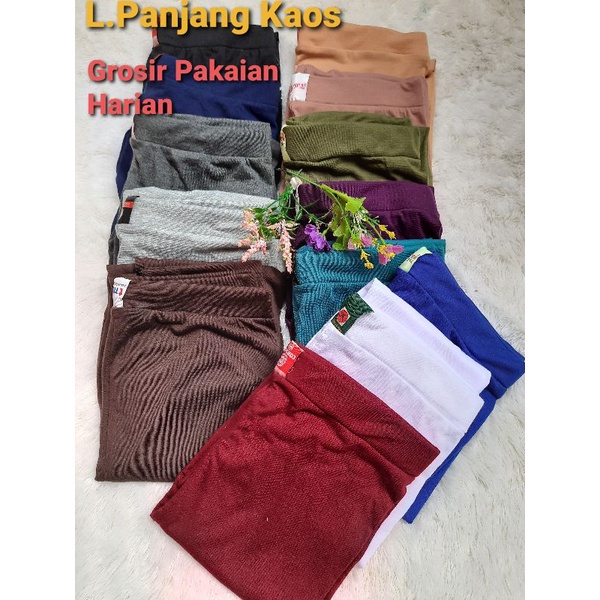 Legging Panjang Kaos Soft Rayon Jumbo/celana panjang semata kaki