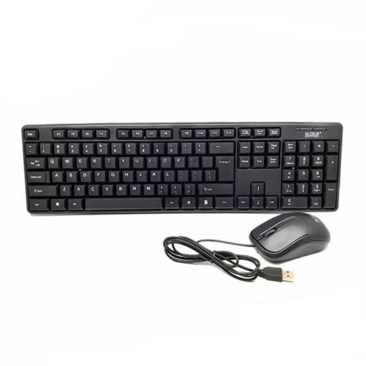 Paket Keyboard Mouse USB M-Tech Stk-05 Standard