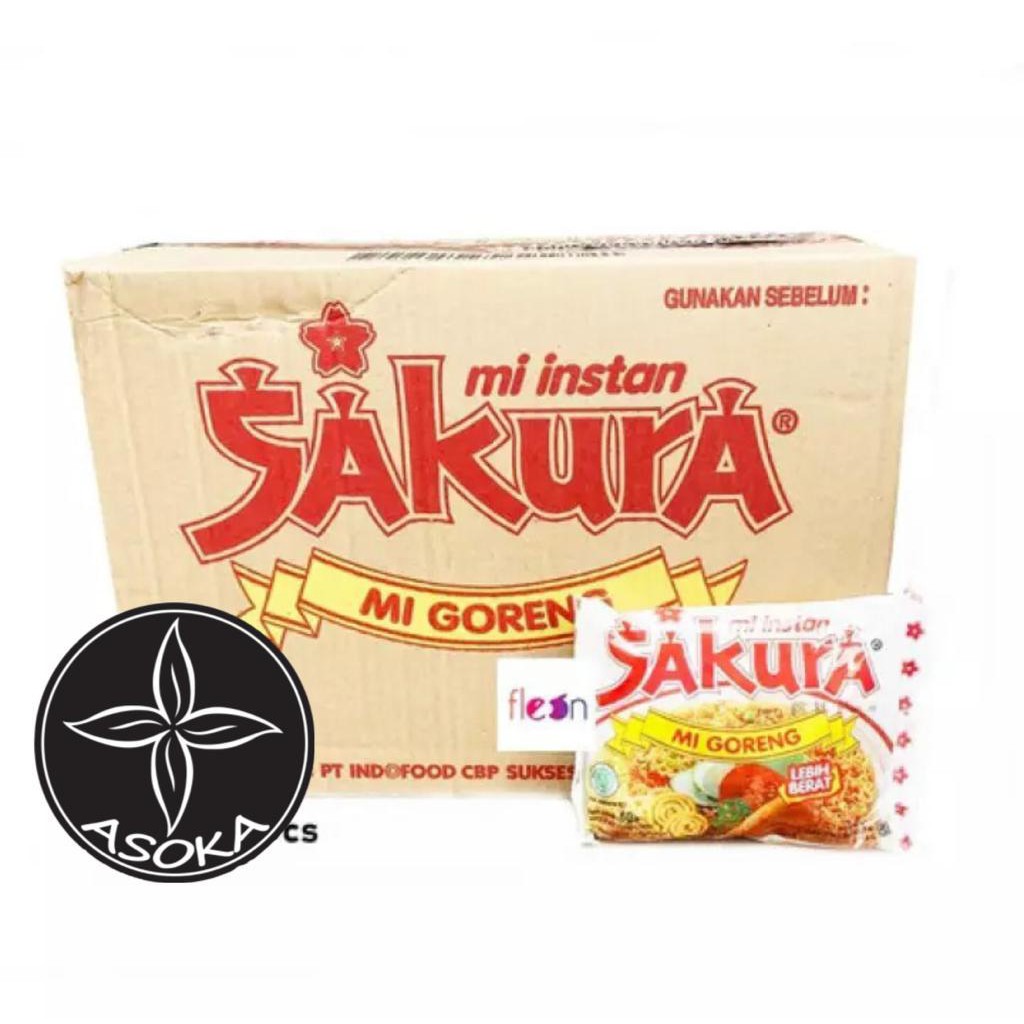 

MIE INSTAN SAKURA 1 DUS / 1 KARTON / ISI 40 PCS