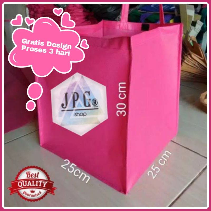 GROSIR GOODIEBAG TAS NASI KOTAK 25 x 25 x 30 cm, TAHLILAN / SELAMETAN / AQIQAH, SEMINAR, GATHERING