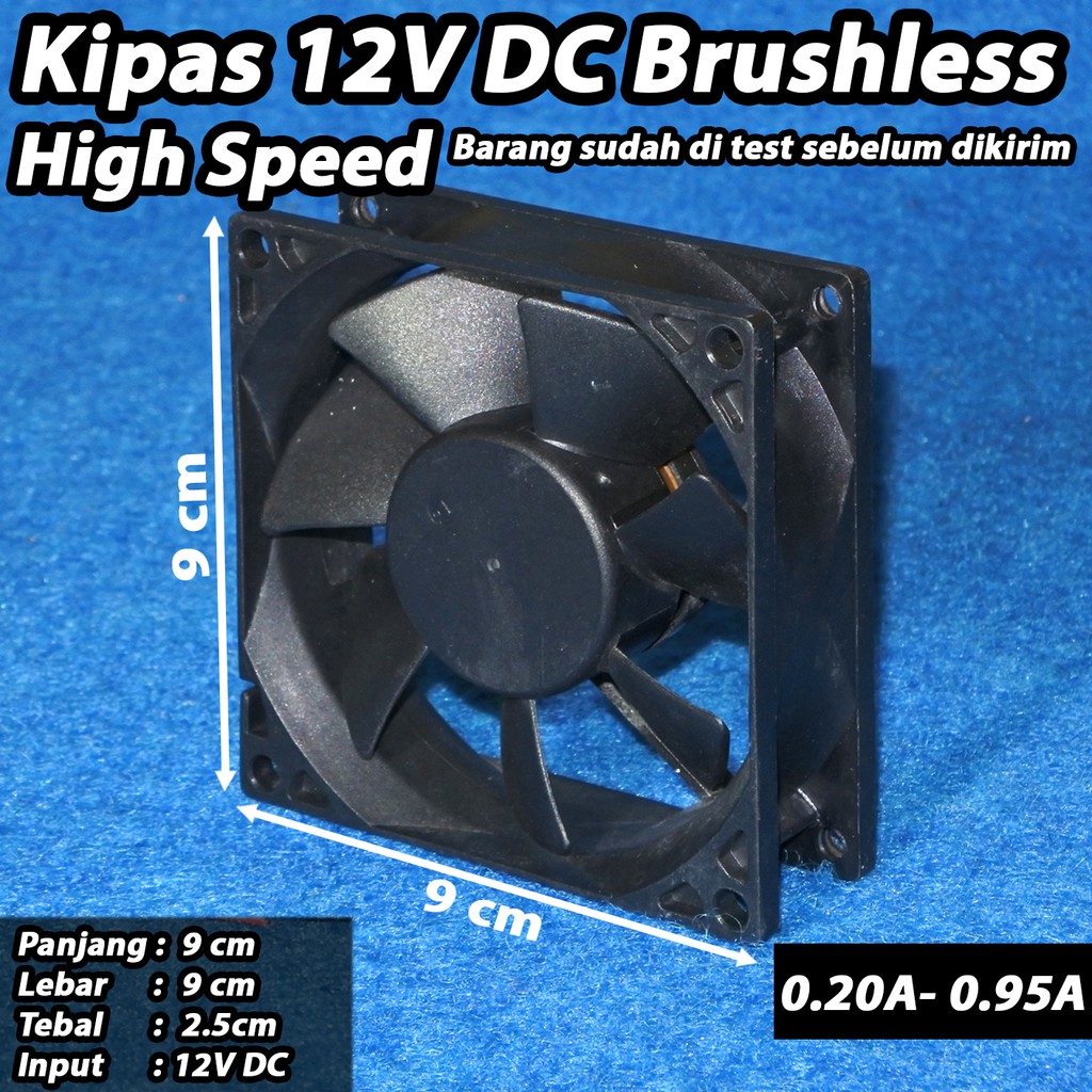 Kipas Fan DC 12V High speed