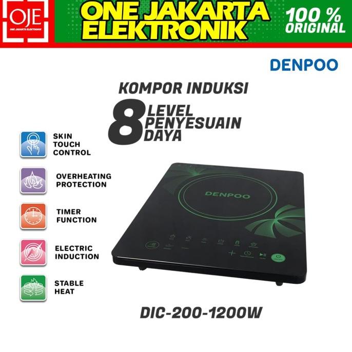 Best Seller Kompor Listrik Induksi Denpoo Dic200-1200 Low Watt