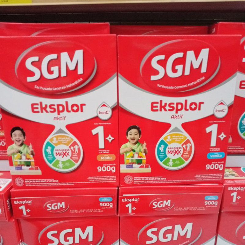 

SGM Eksplor 1+ Vanila dan madu 900gr