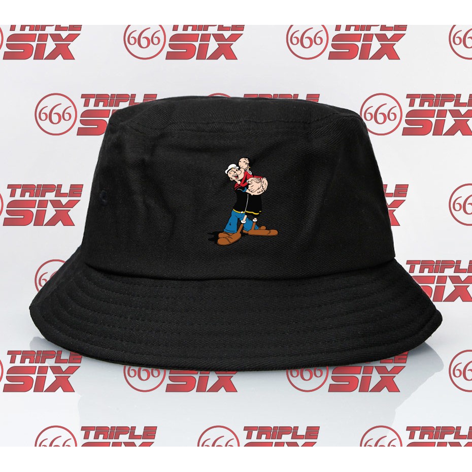 topi bucket Popeye and olive
