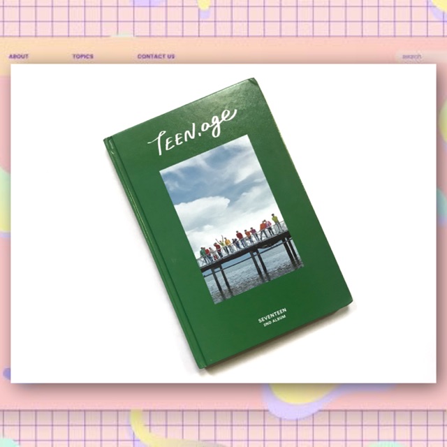 PC HOSHI ALBUM SEVENTEEN TEEN AGE GREEN VER