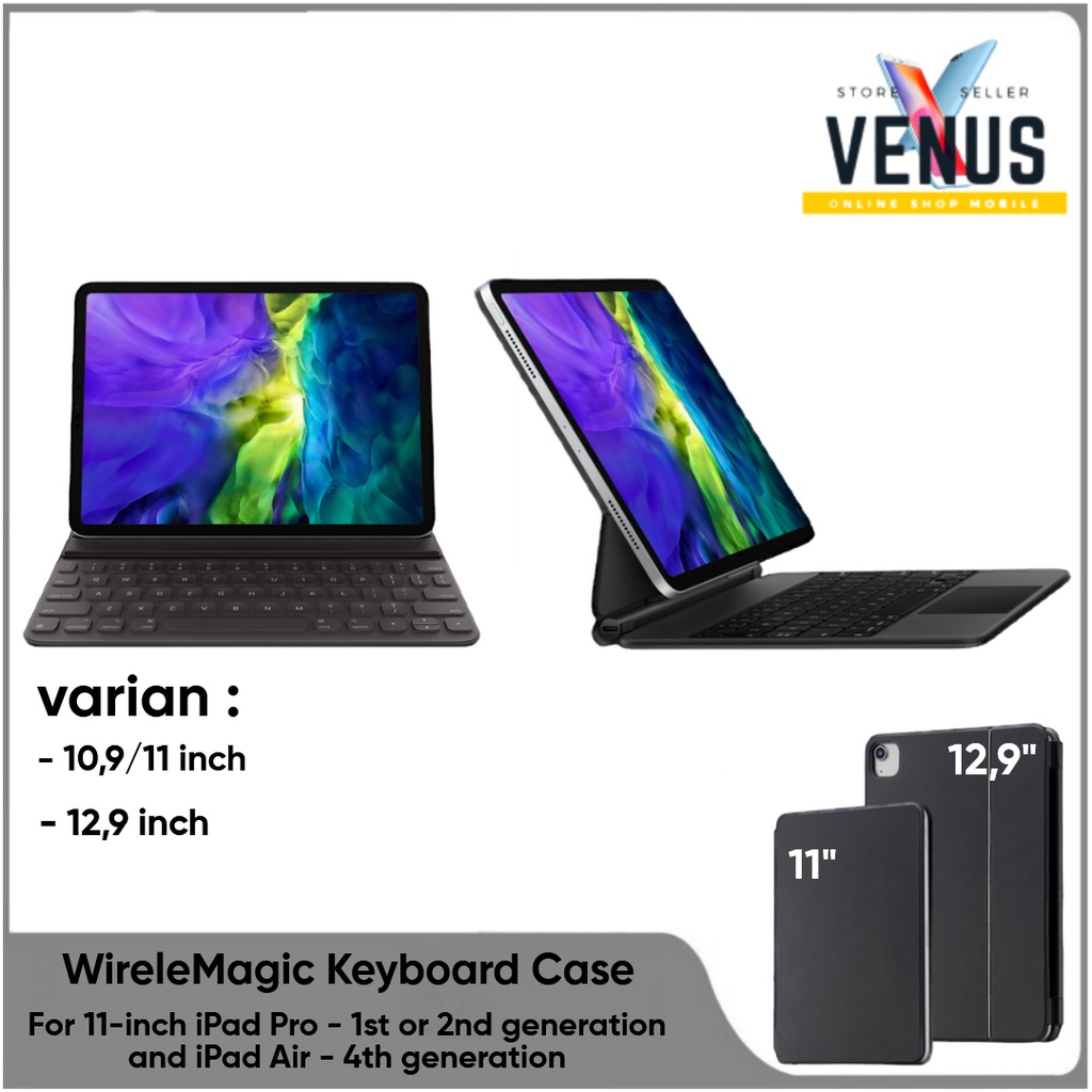 FLOATING MAGIC KEYBOARD CASE FOR IPAD PRO M1 11 / 12.9 ipad air 4 / 5