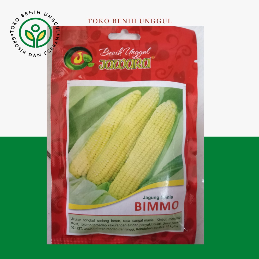 bibit benih jagung manis unggul bimo 50gr Merk JAWARA - bibit jagung manis super