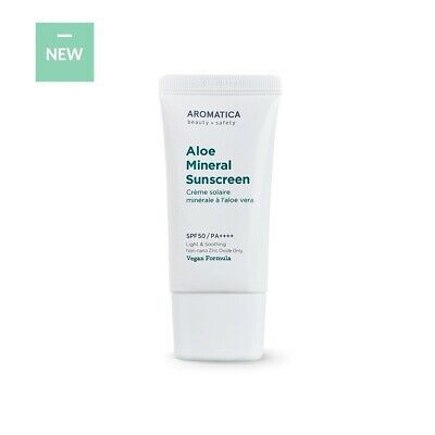 AROMATICA Aloe Mineral Sunscreen SPF50 PA+++ 50g exp 2021/08/14