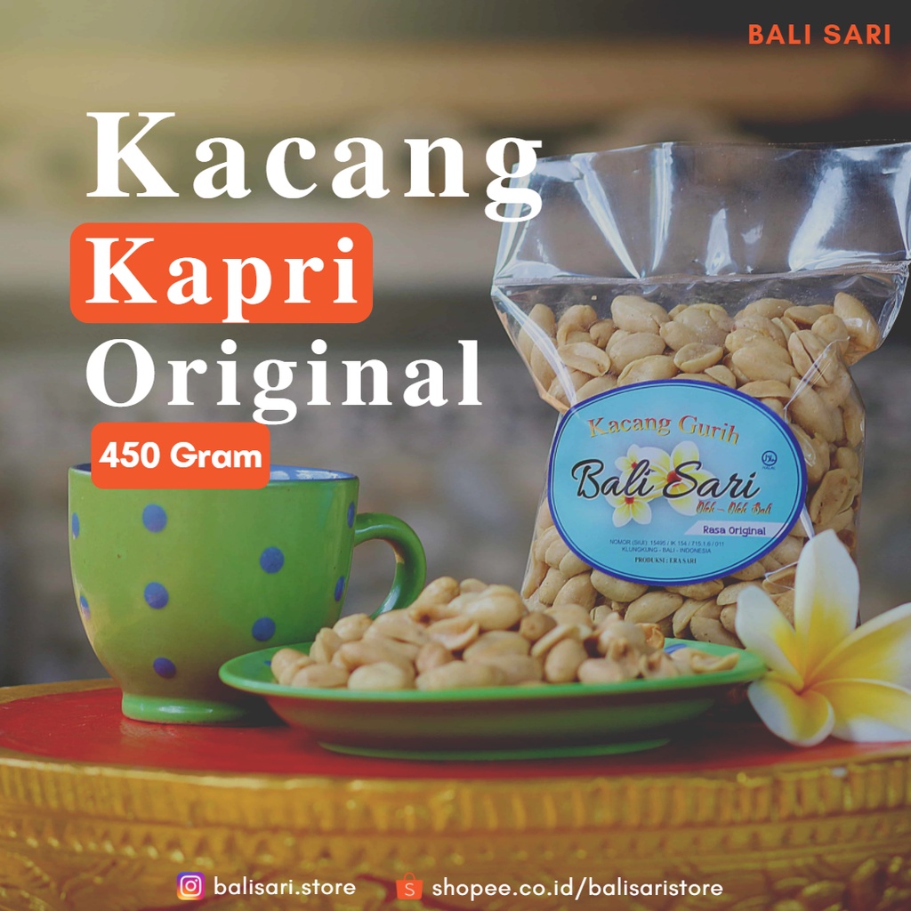 

Kacang kapri bali original 400 gr