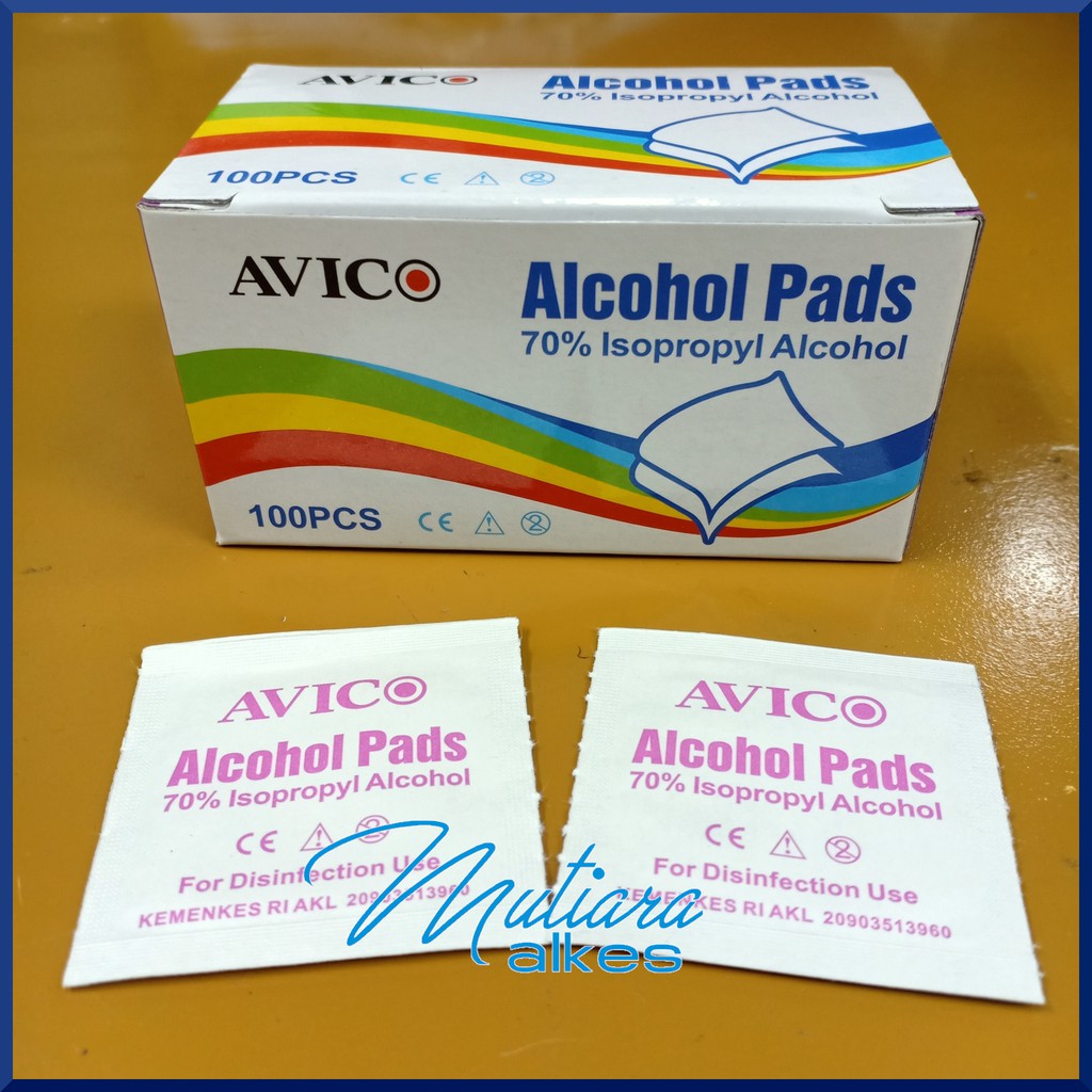 AVICO SWAB - Alcohol Swab Avico - Alcohol Pads - Tissue Alkohol