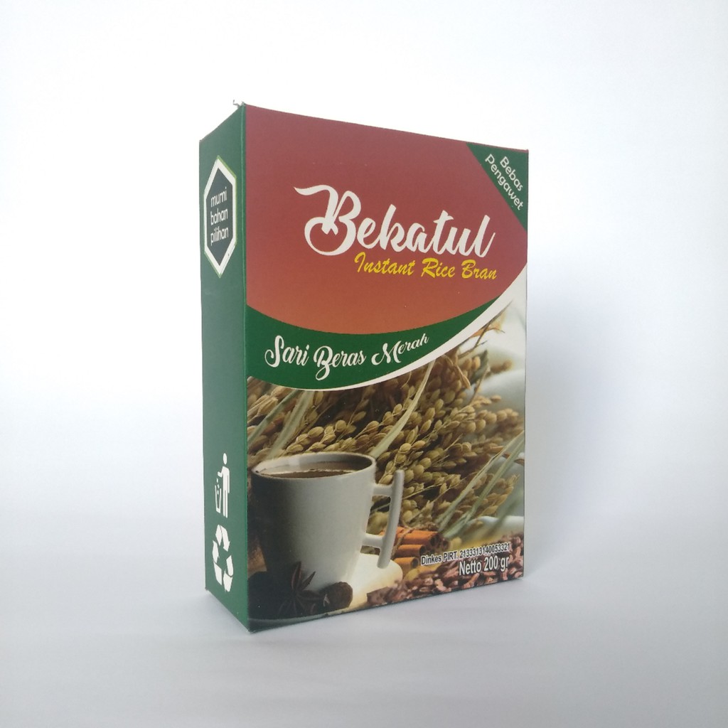 Sereal Sari Beras Merah Bekatul Instan Rice Bran 200gram Laku Sejagat