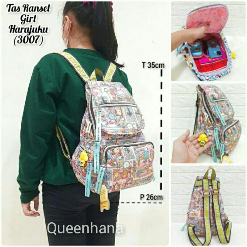 Tas Ransel Harajuku Tas Ransel Anak Sekolah import Tas Girl Cewe