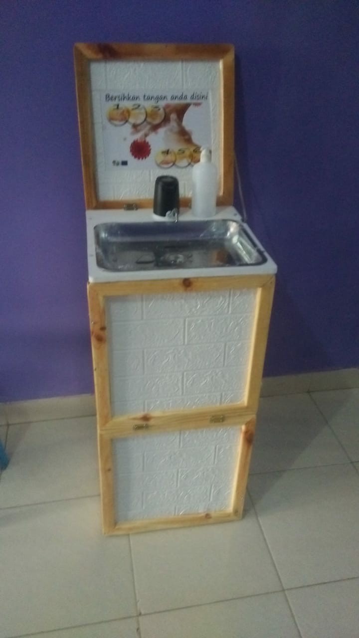 Meja Cuci Piring Lipat Wastafel Corona