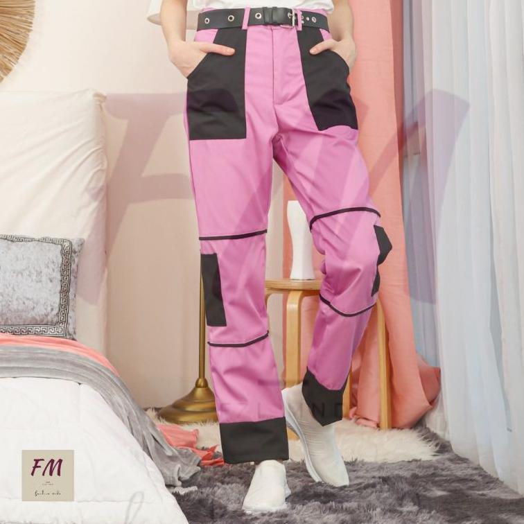 

➳Murah Banget⁂ CARGO PANTS MILENIAL Cewek Cowok FREE BELT Z97 ✼