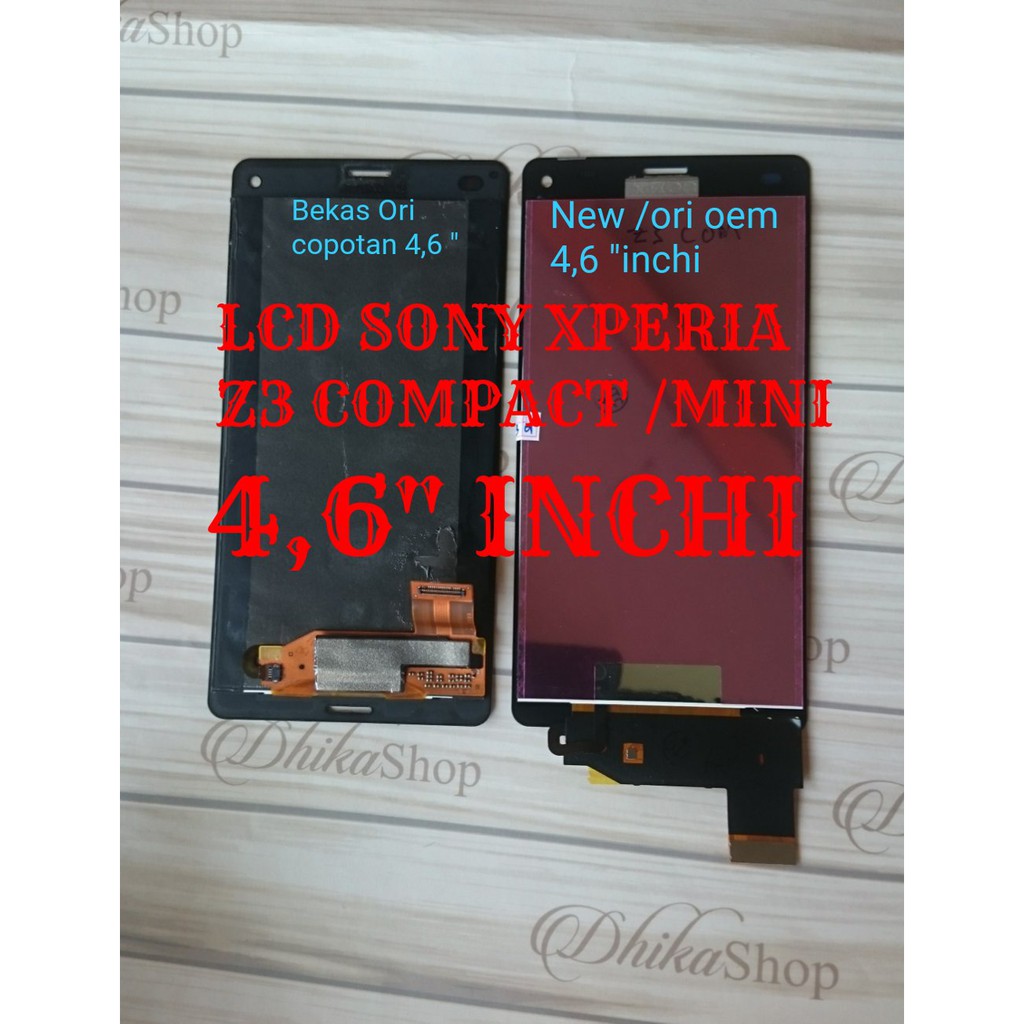 Promo LCD TouchScreen   Sony Xperia Z3 Compact  Z3 Mini D5803 D5833 Docomo Terbatas