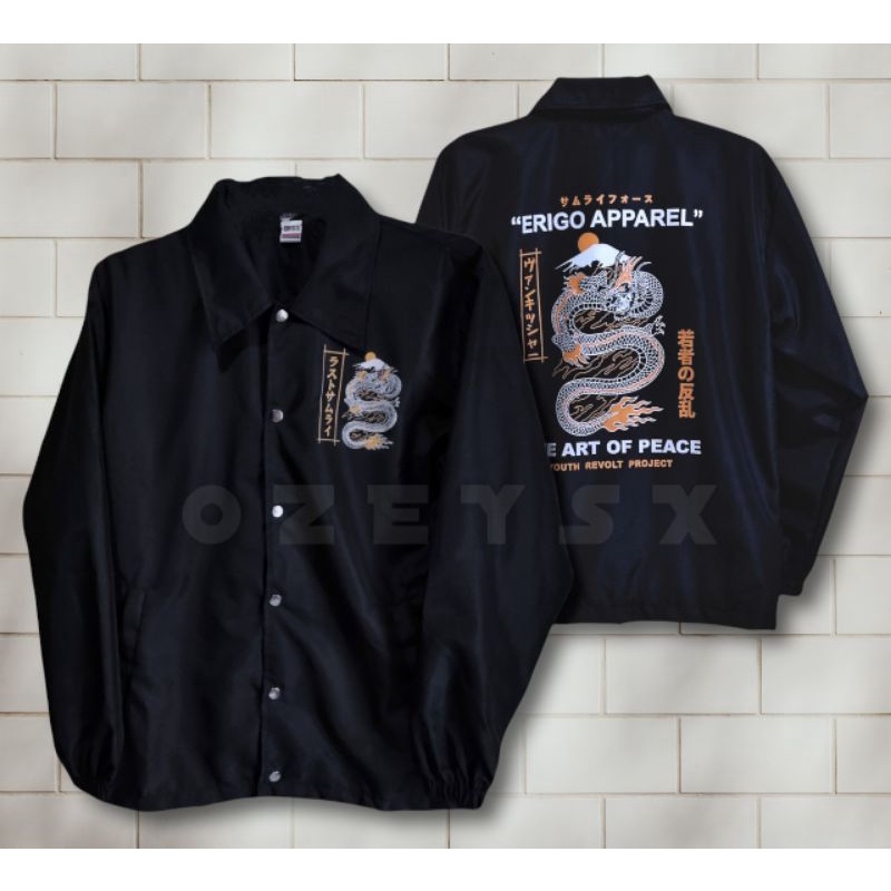 Coach Jacket Model Hawai Kekinian / CJ Dewasa Model Hawai Parasut Termurah Terbaru