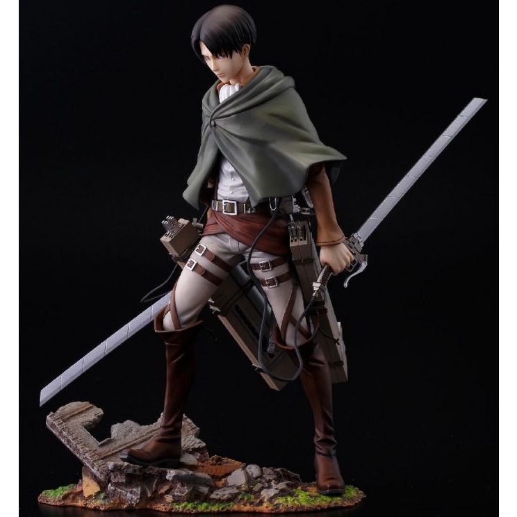 figure levy attack on titan figure eren yaeger mikasa levy attack on titan super effect action figur