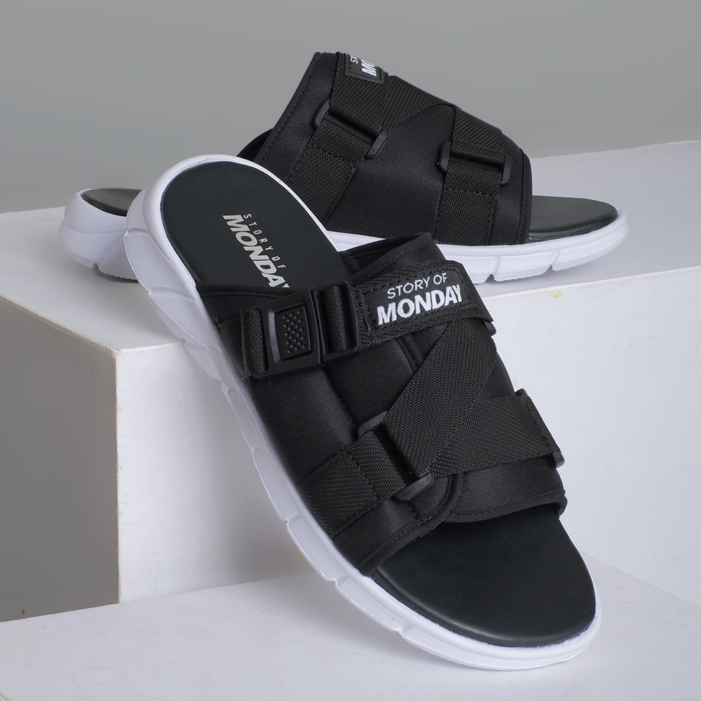 NOKO BLACK V2 |ManNeedMe x Monday| Sendal Pria Casual Sandal Gunung UNISEX ORIGINAL