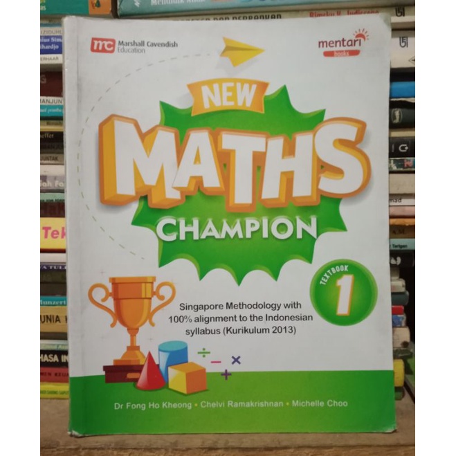 New Maths Champion 1 Textbook  .ORIGINAL