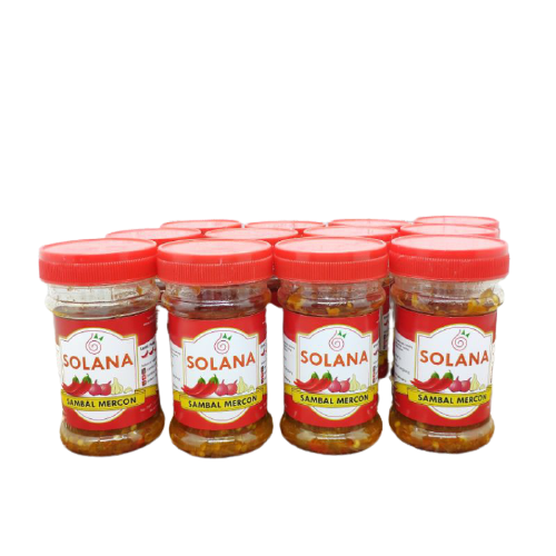 

Solana Sambal Mercon isi 12 pcs