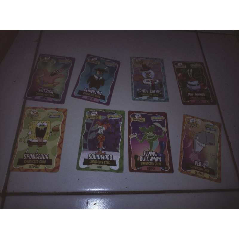 Kartu Sponge Bob Gery Pasta