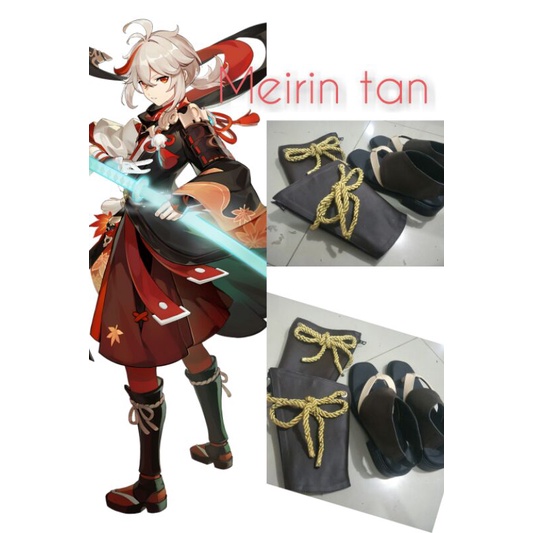 kazuha genshin impact cosplay (geta/sandal)