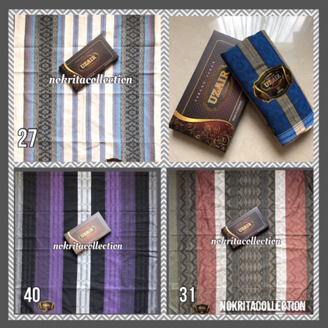 Sarung Tenun Benzema versi Uzair