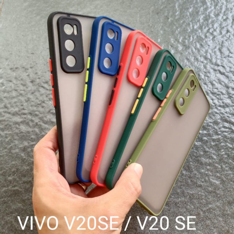 Case Vivo V20 SE . V20SE ( 4 model ) soft softcase softshell silikon cover casing kesing housing