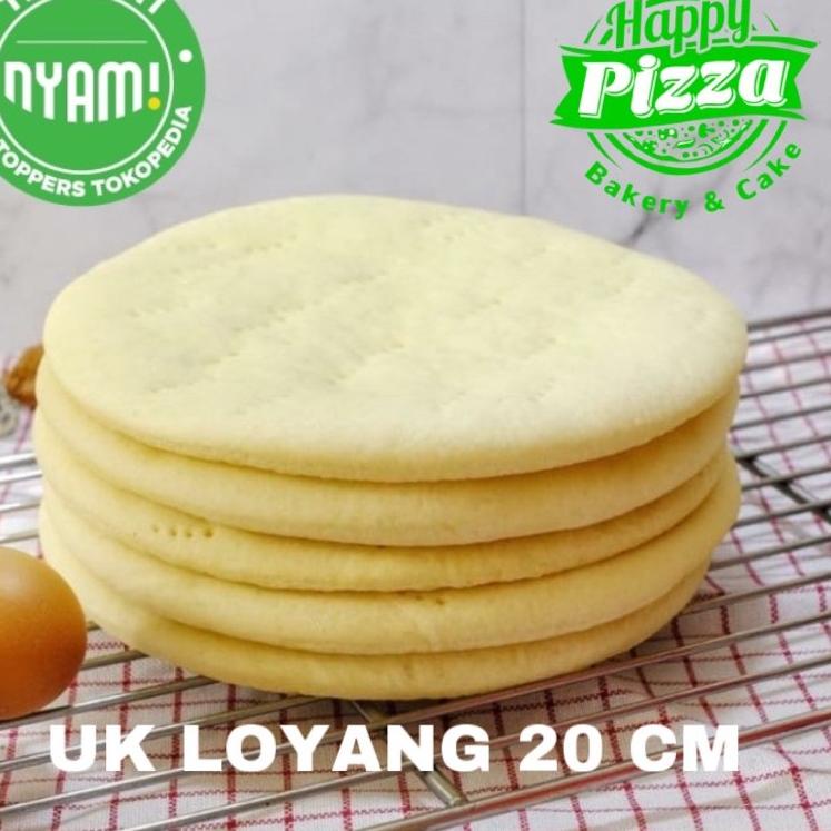 

Diskon.. Base pizza - adonan pizza - pizza base - pizza dough isi 5 pcs UK 20cm CYD