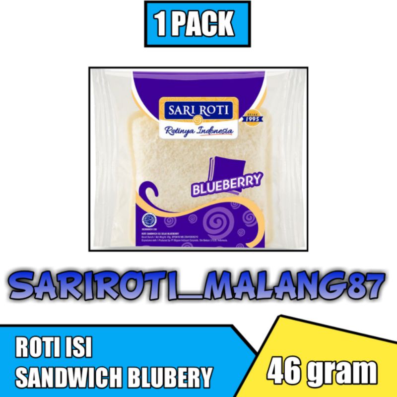 

sari roti sandwich blubery