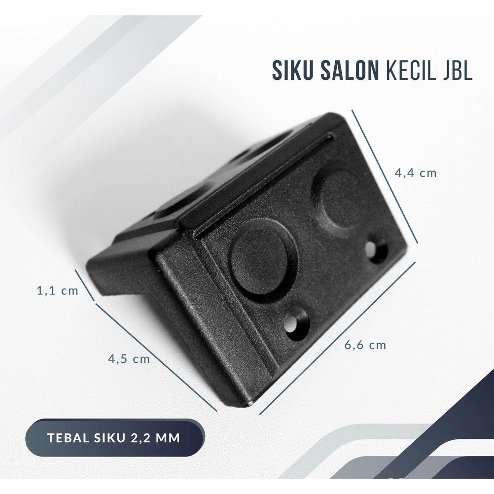 Qty 1 buah Siku  Speaker Kecil Model Bulat JBL / Siku Box Speaker Plastik Kecil