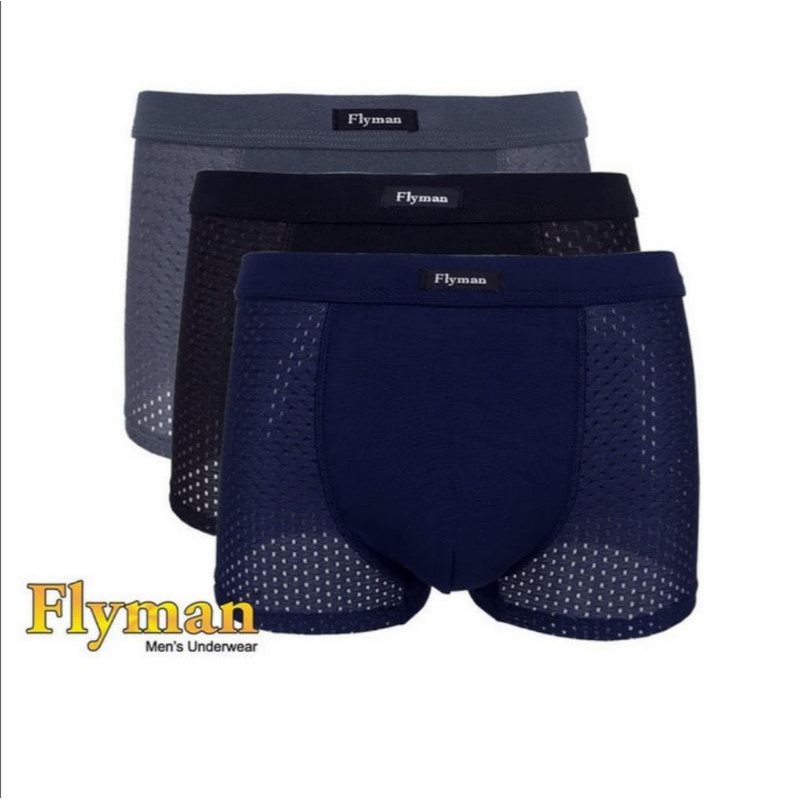 Celana dalam Boxer pria Flyman FM 3244 3pcs