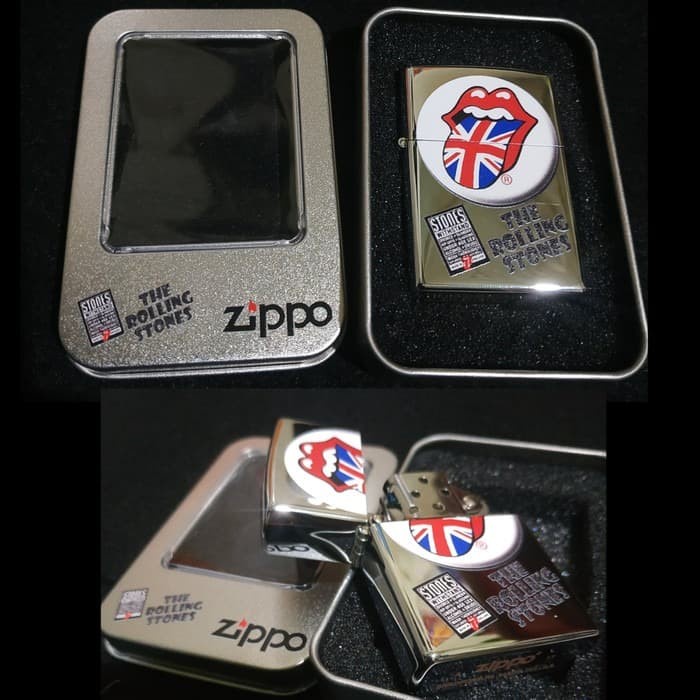 Zippo Polish chrome rolling Stones limited